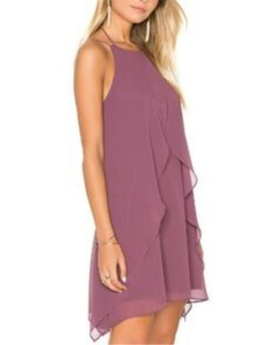 BCBGeneration Medium Mauve Cocktail Dress